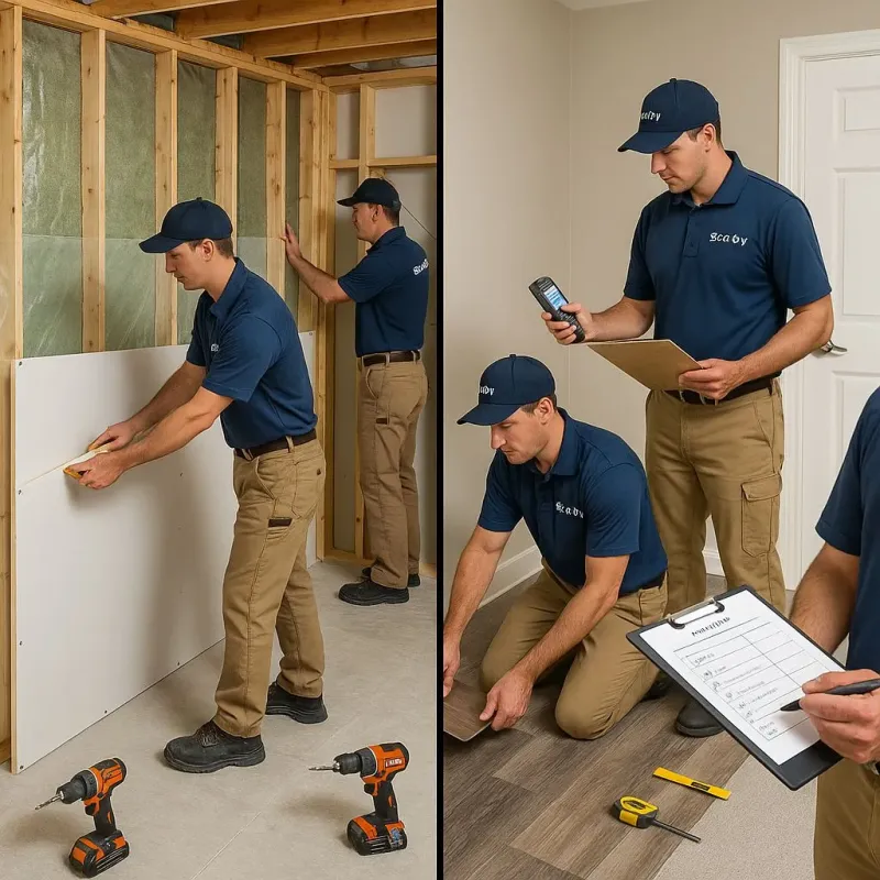 Repairs and Reconstruction process in Erwinville, LA
